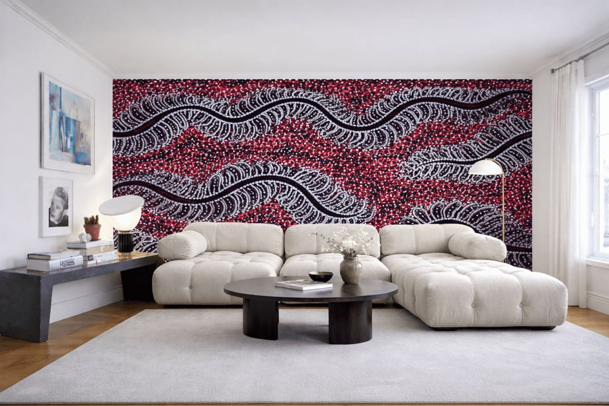 Meandering Floral Wave