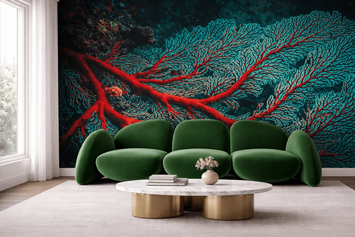 Aquatic Veins Mural