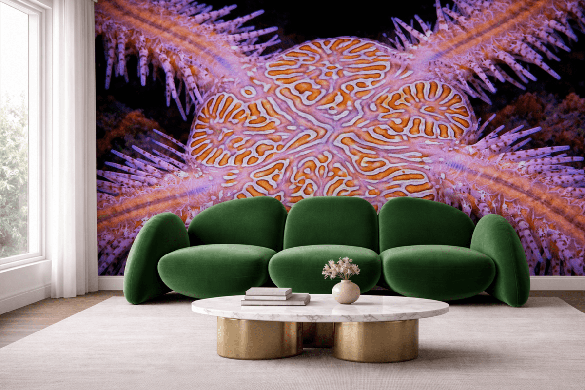 Coral Pattern Mosaic