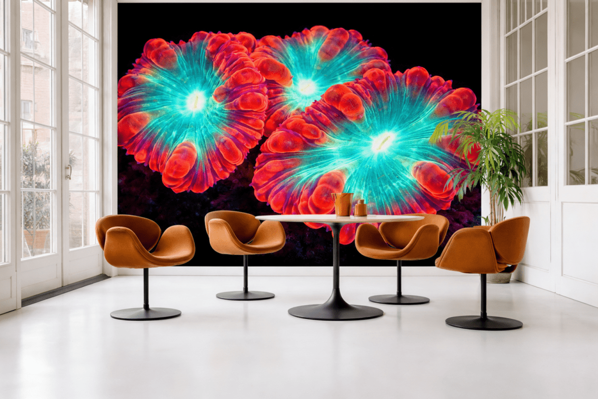 Cyan Coral Reef