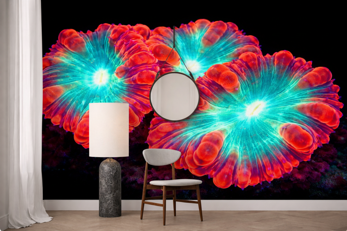 Cyan Coral Reef