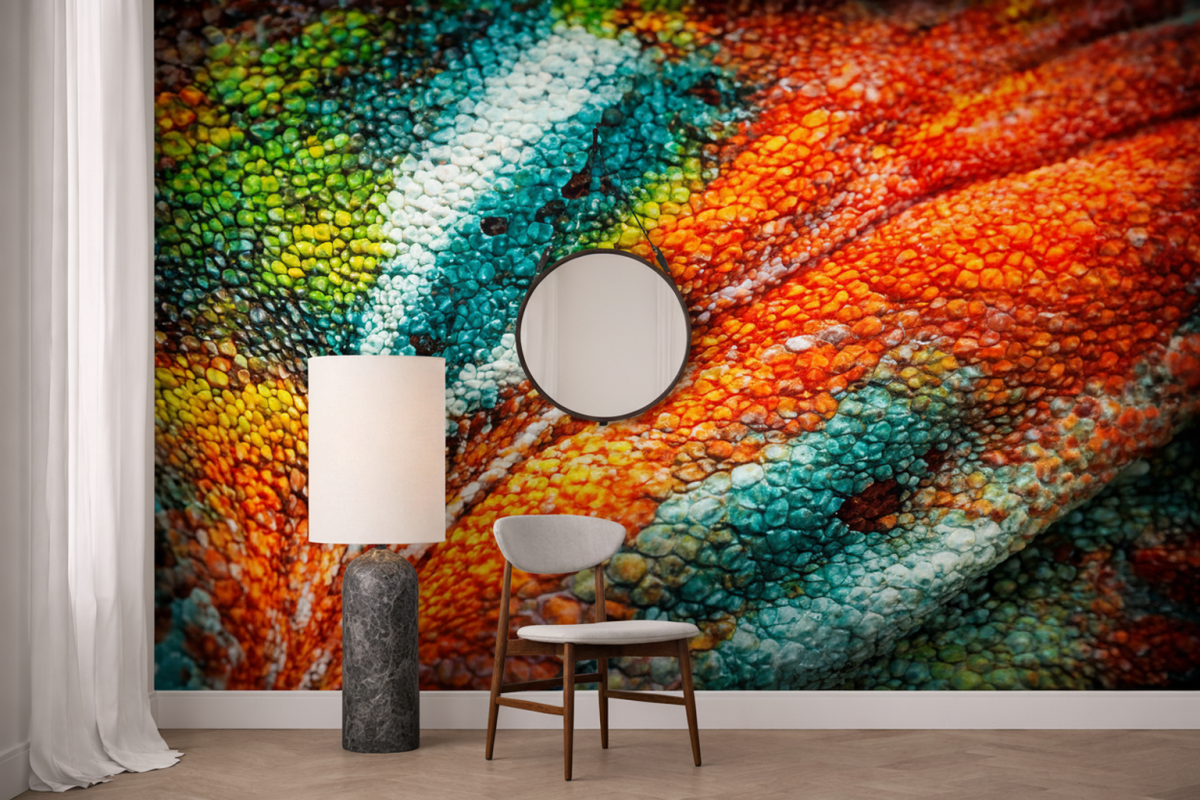 Iridescent Reptile Skin