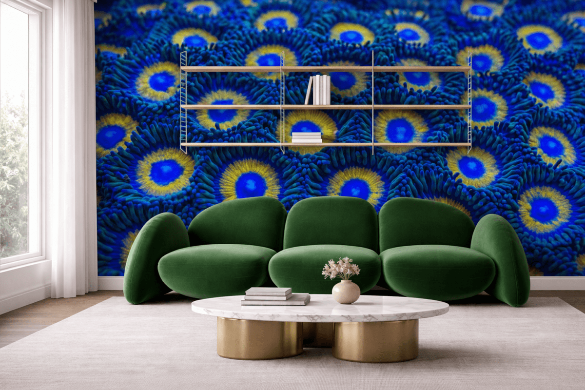 Blue Lenscape Mural