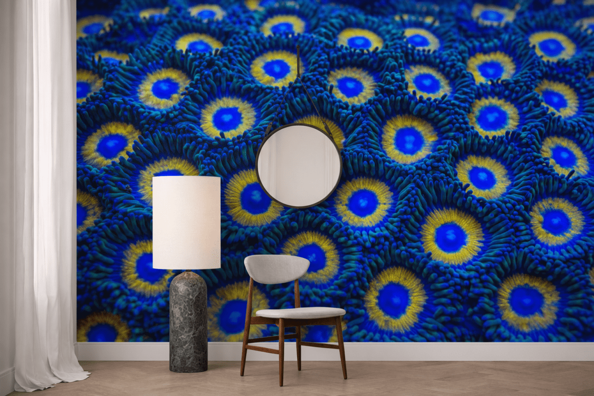 Blue Lenscape Mural