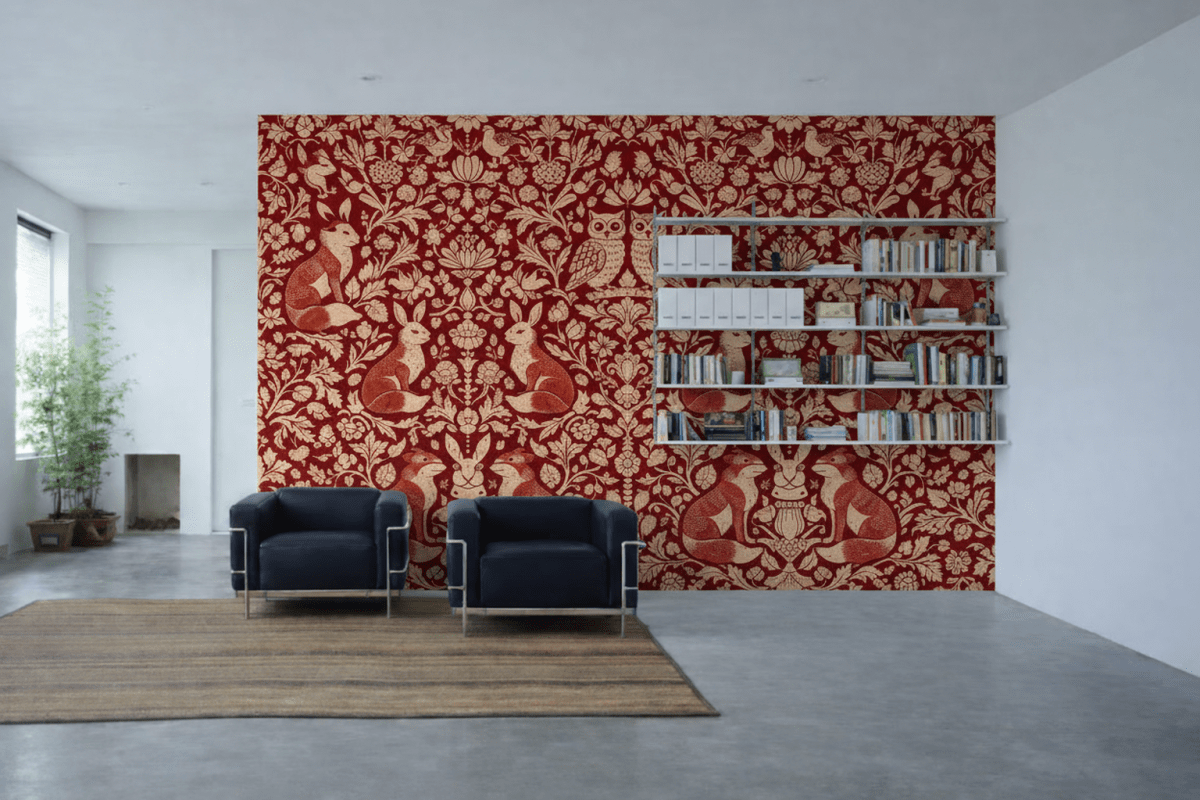 Whimsical Woodland Tapestry