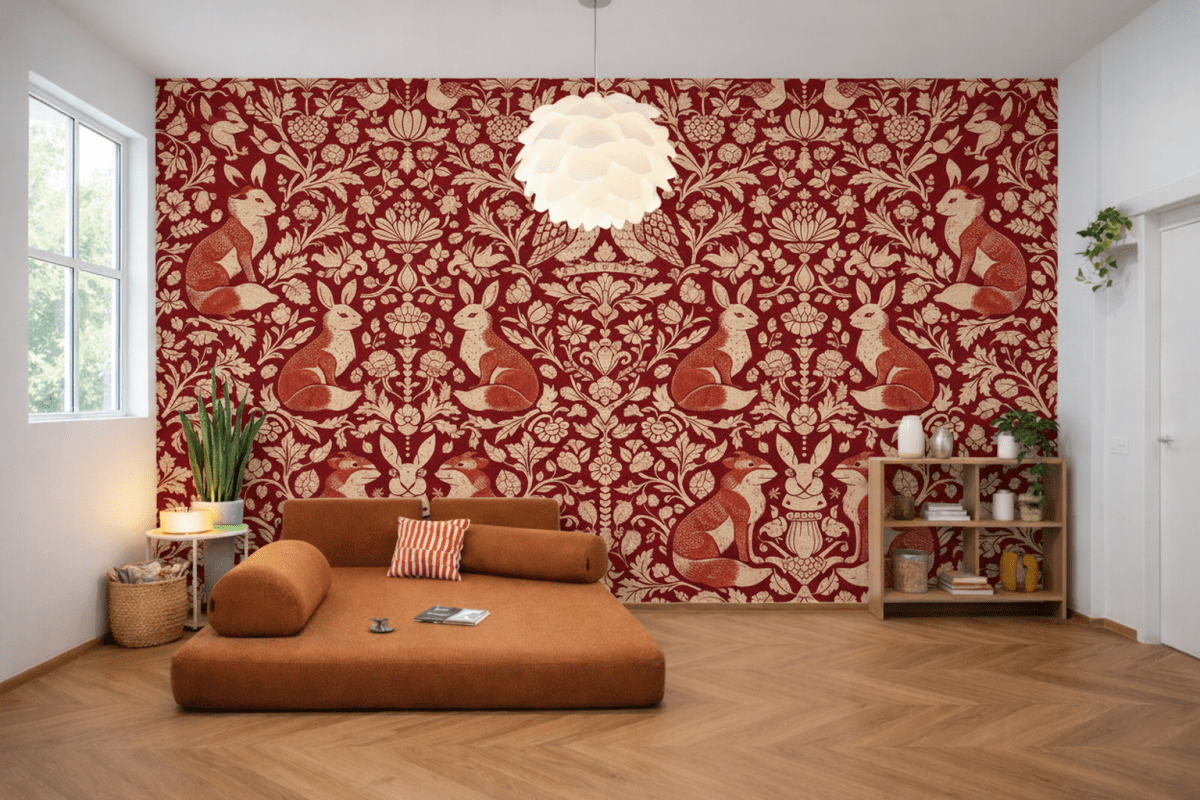 Whimsical Woodland Tapestry