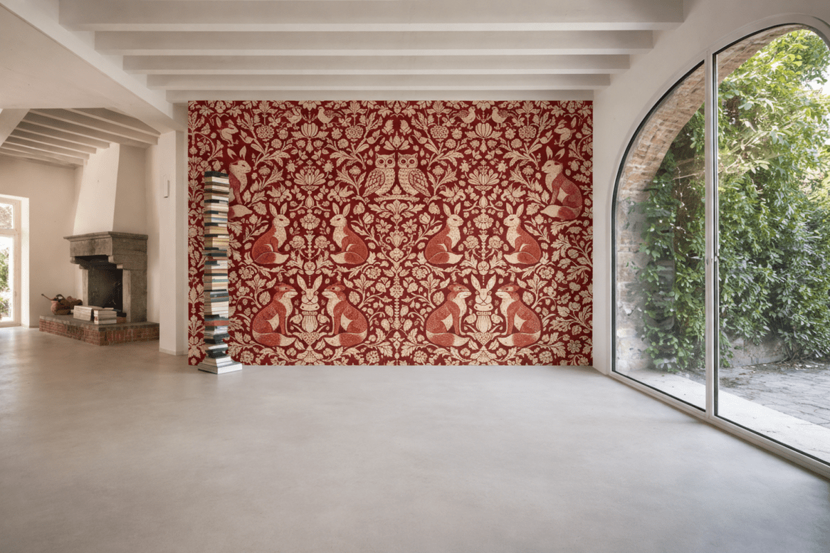 Whimsical Woodland Tapestry