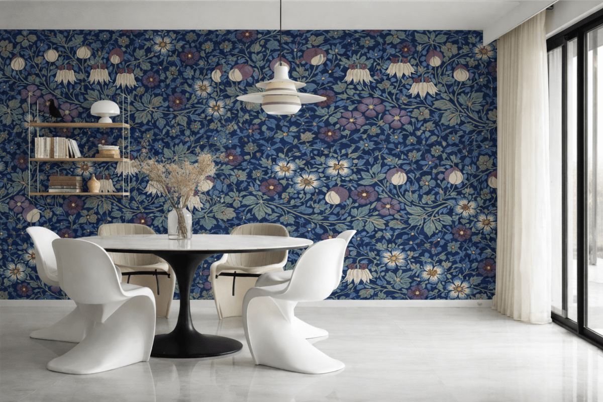 Lunar Blossom Tapestry