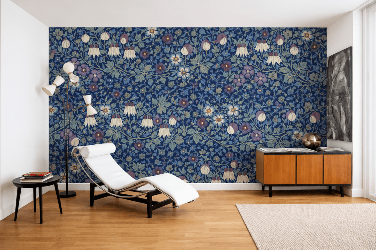 Lunar Blossom Tapestry