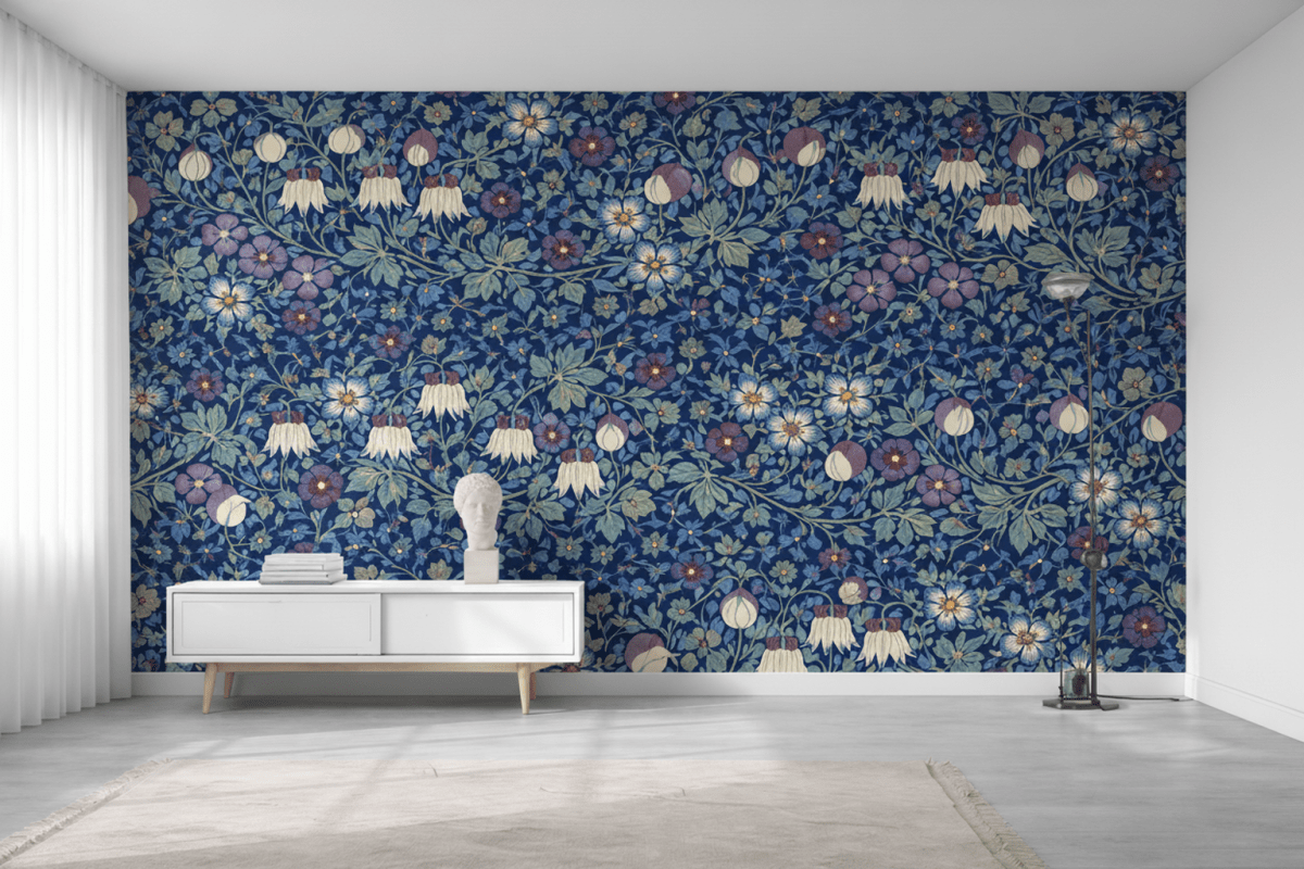 Lunar Blossom Tapestry