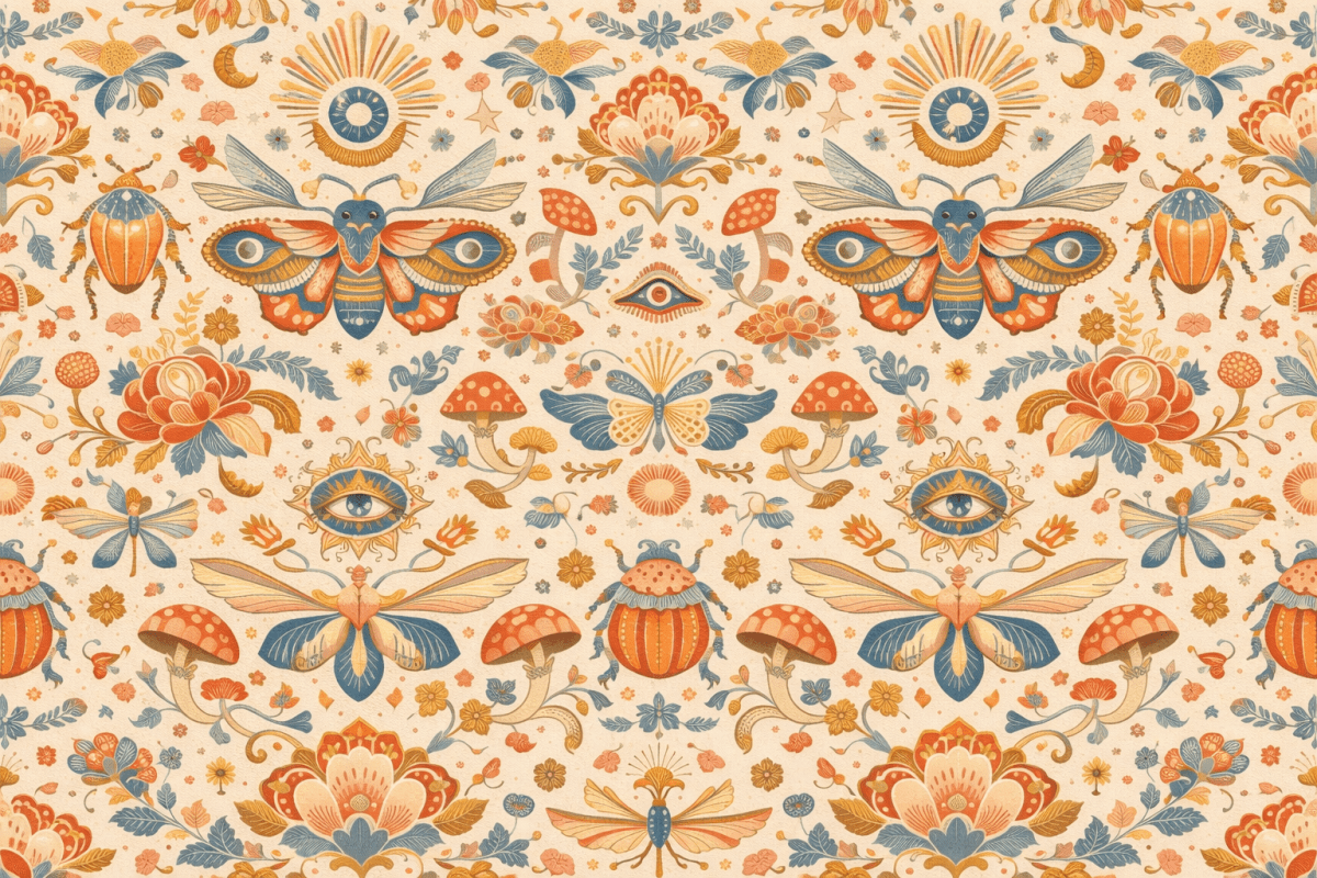 Vibrant Insect Mosaic