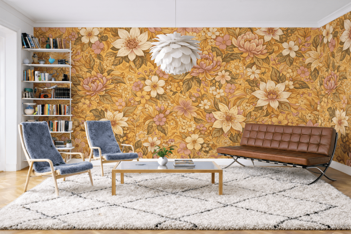 Luminous Petal Mosaic