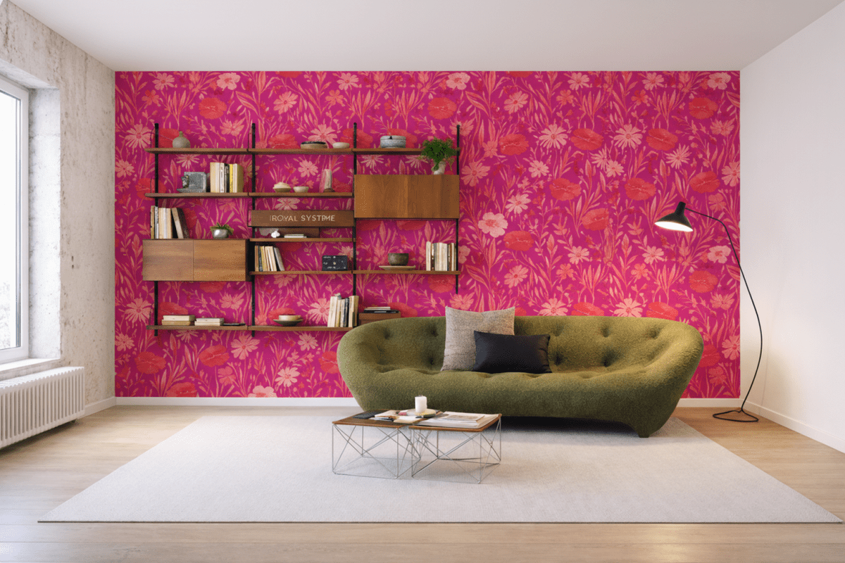 Crimson Blossom Field