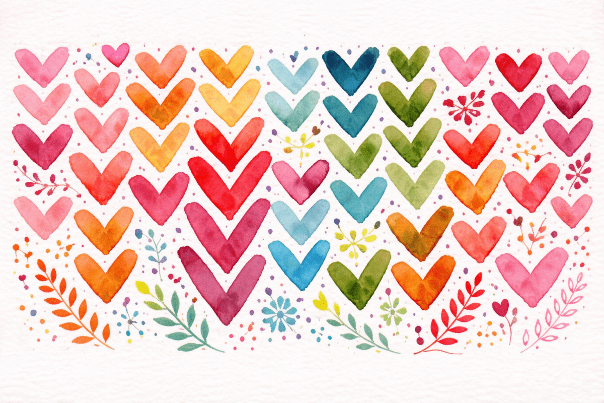 Colorful Affection Mosaic