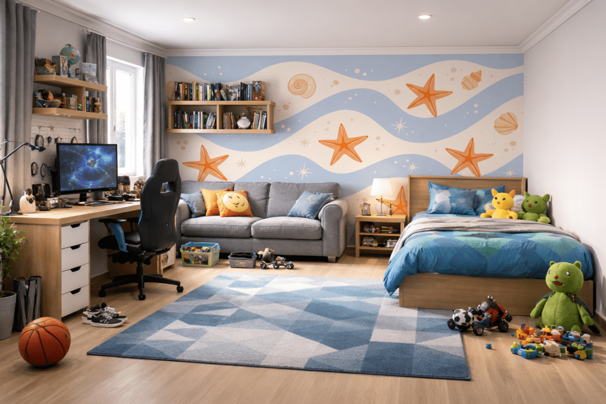 Coastal Whimsy Waves