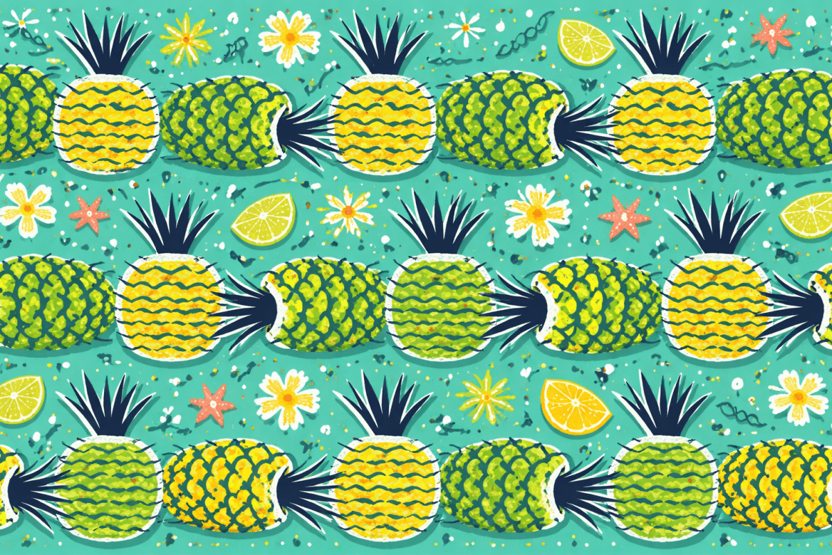 Tropical Pineapple Dreamscape