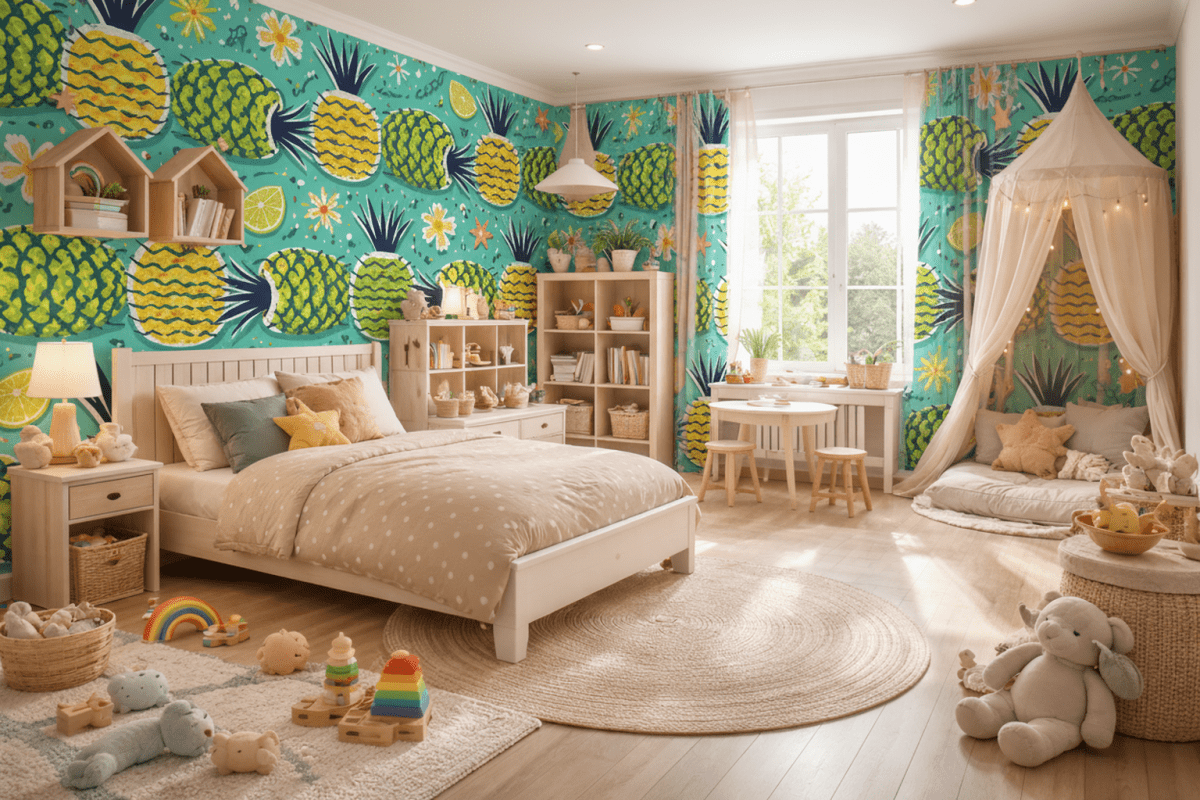 Tropical Pineapple Dreamscape