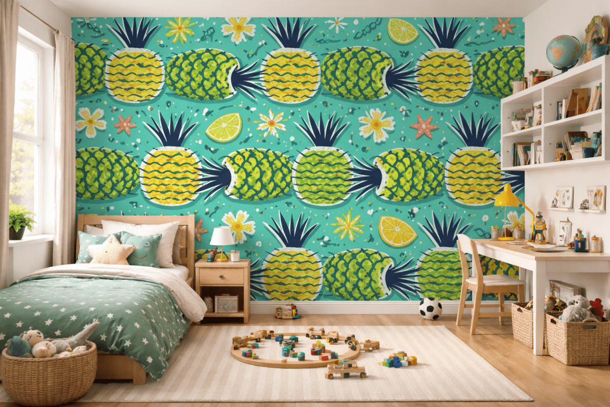 Tropical Pineapple Dreamscape