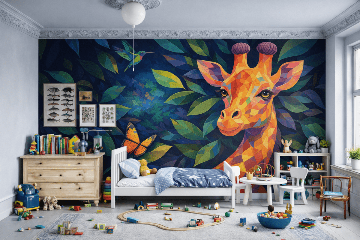 Giraffe Mosaic Encounter