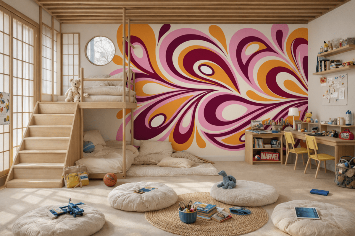 Psychedelic Tundra Swirls