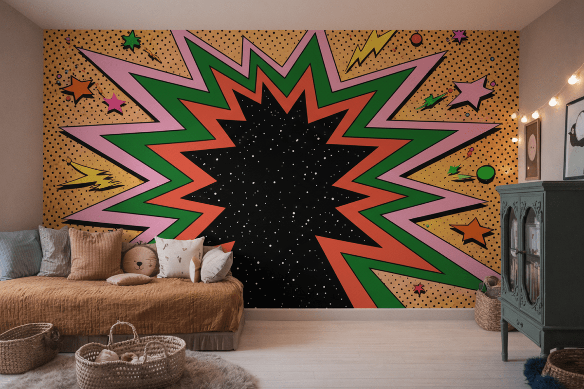 Cosmic Burst Mural