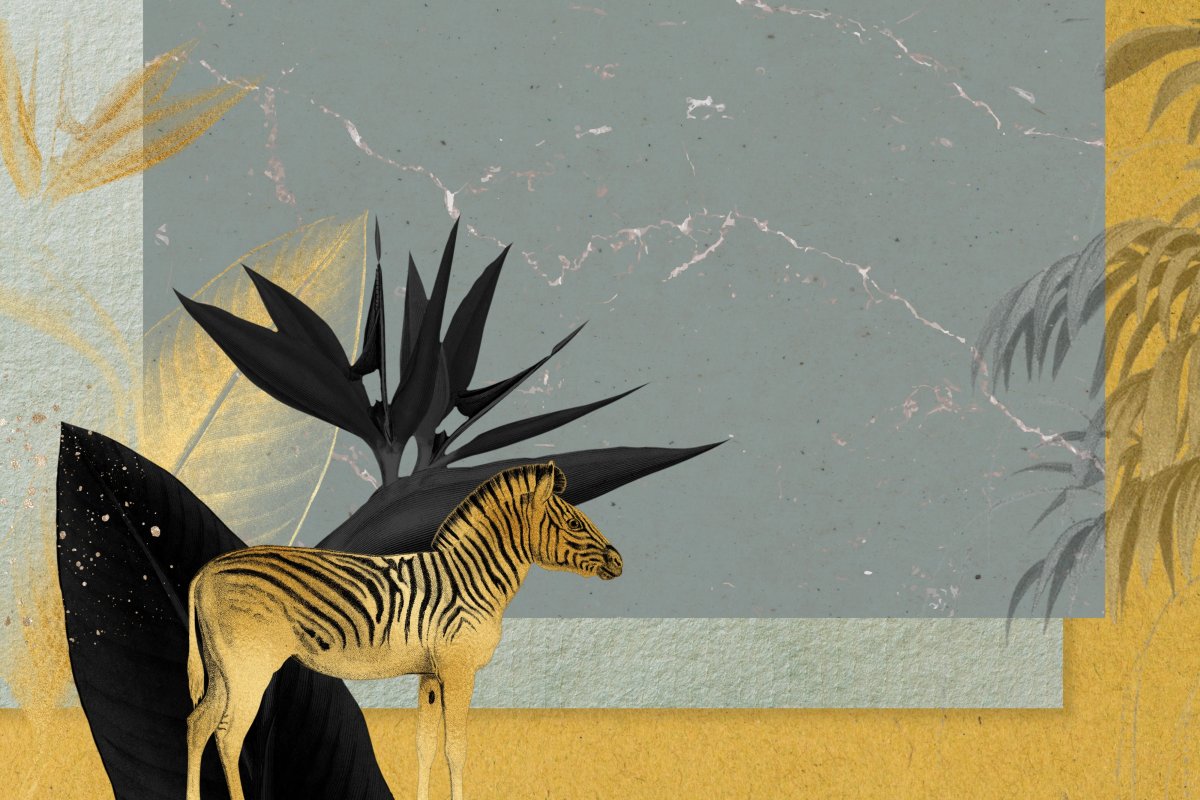 Zebra Inkblot