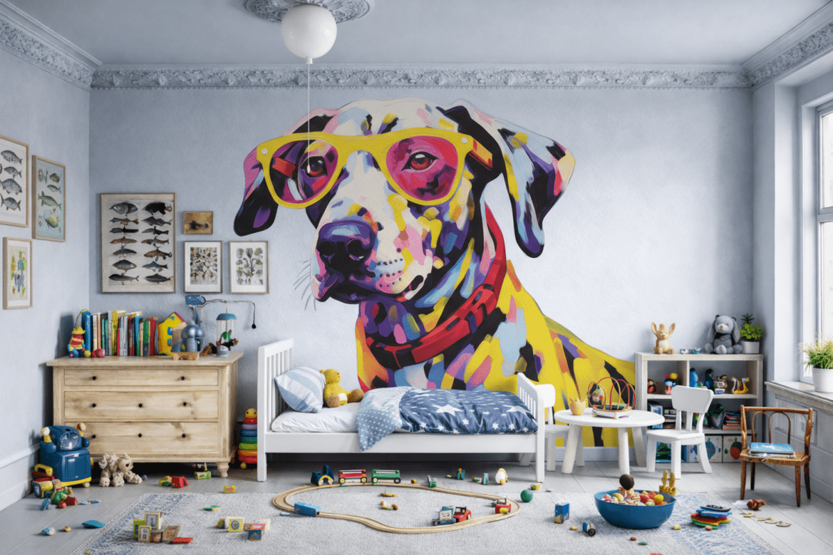 Wisped Canine Portrait