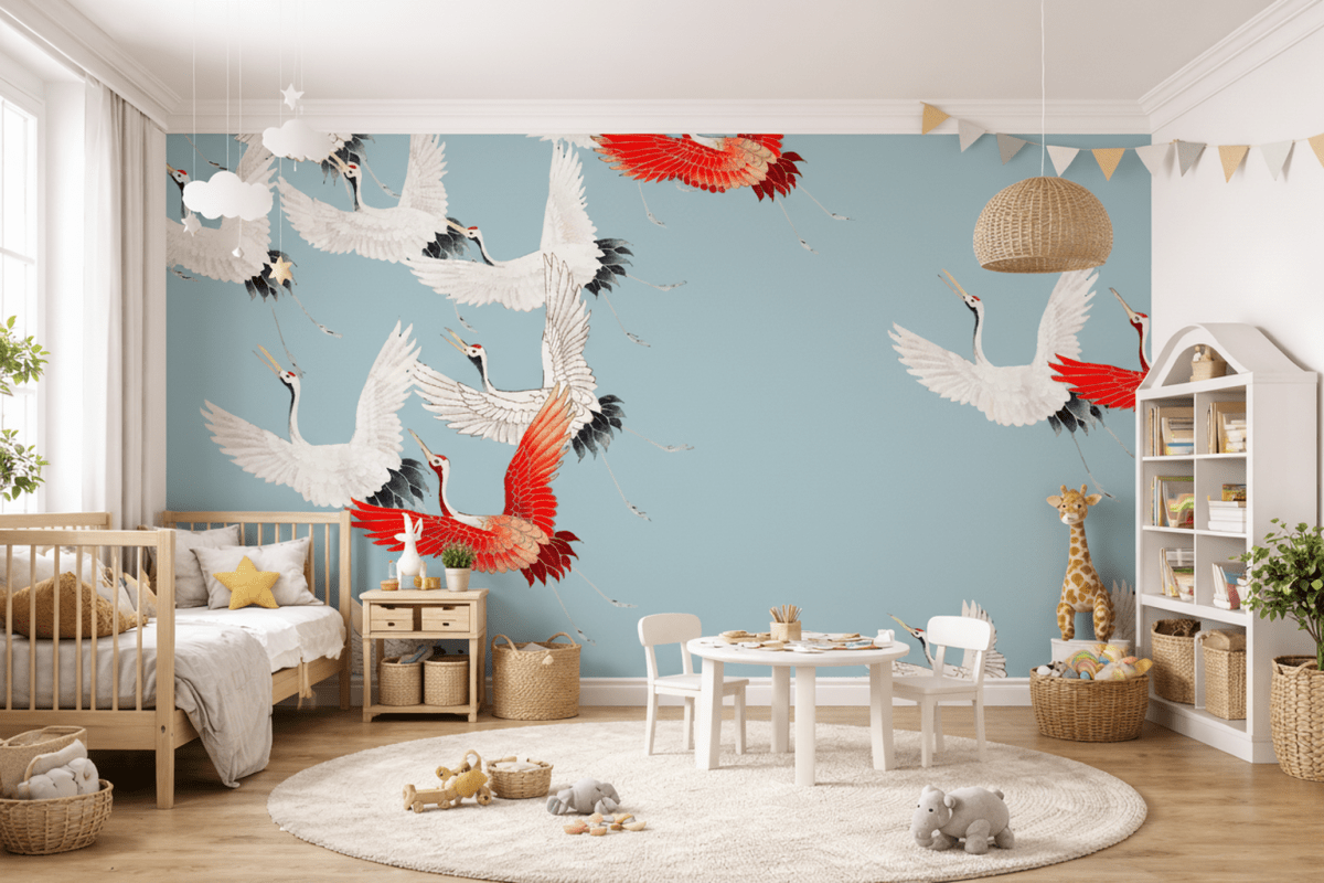 Crimson Crane Flight