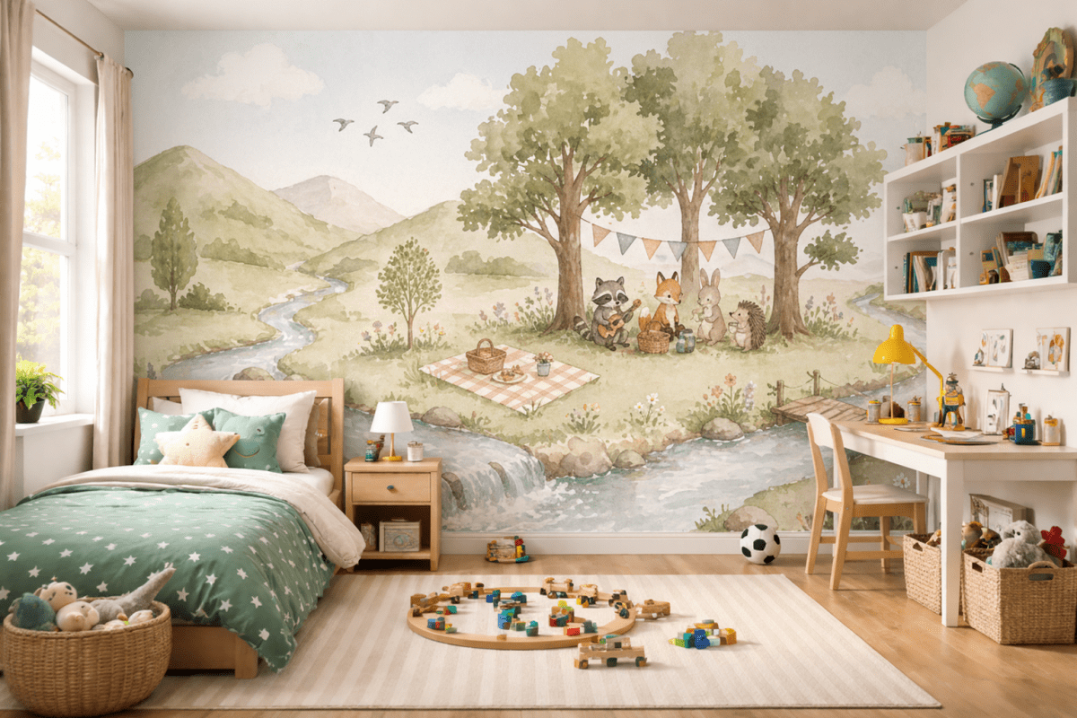 Forest Gathering Mural