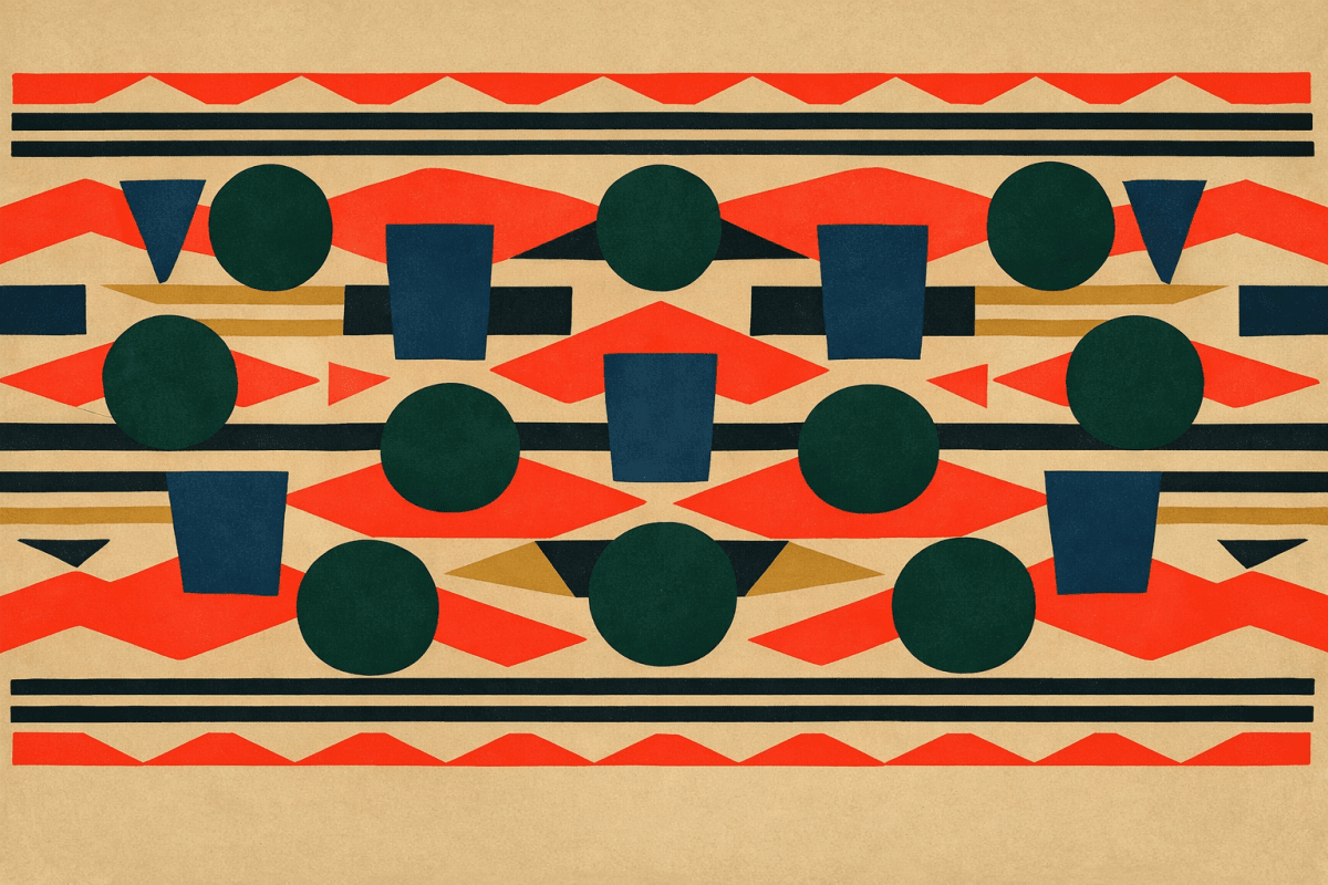 Ember Mosaic Canvas