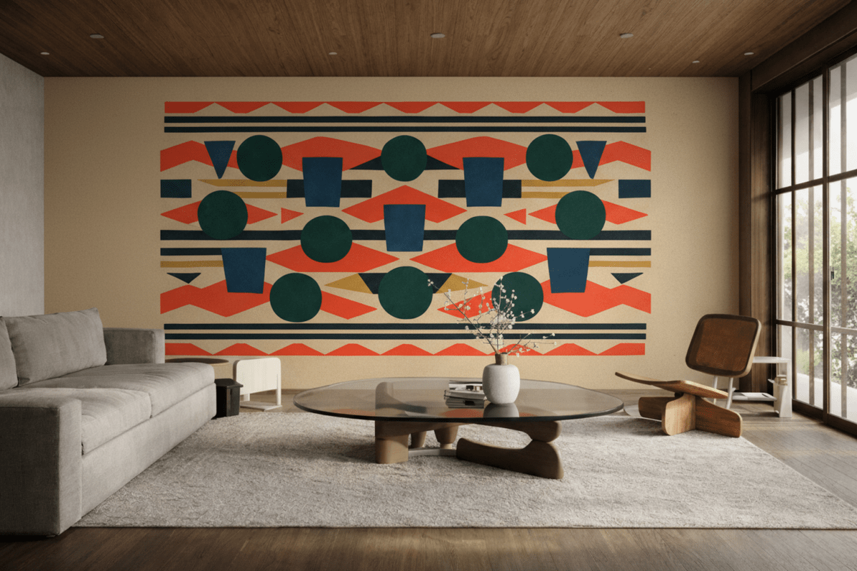 Ember Mosaic Canvas