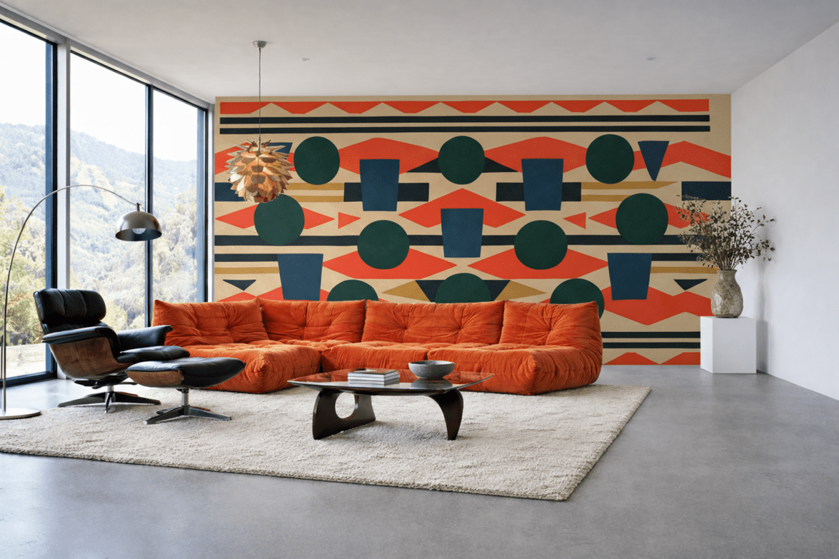 Ember Mosaic Canvas