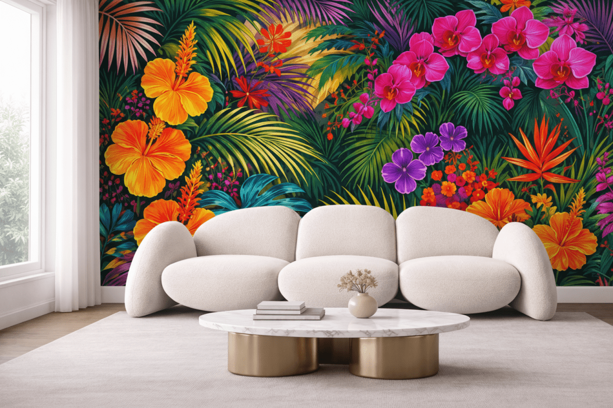 Tropical Inkbrush Oasis