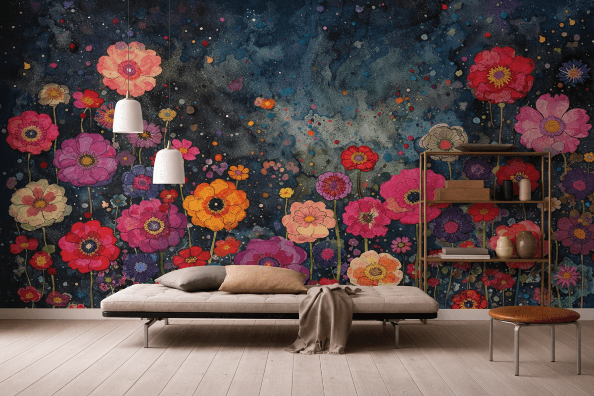 Radiant Petal Mosaic