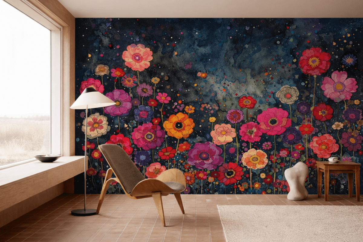 Radiant Petal Mosaic