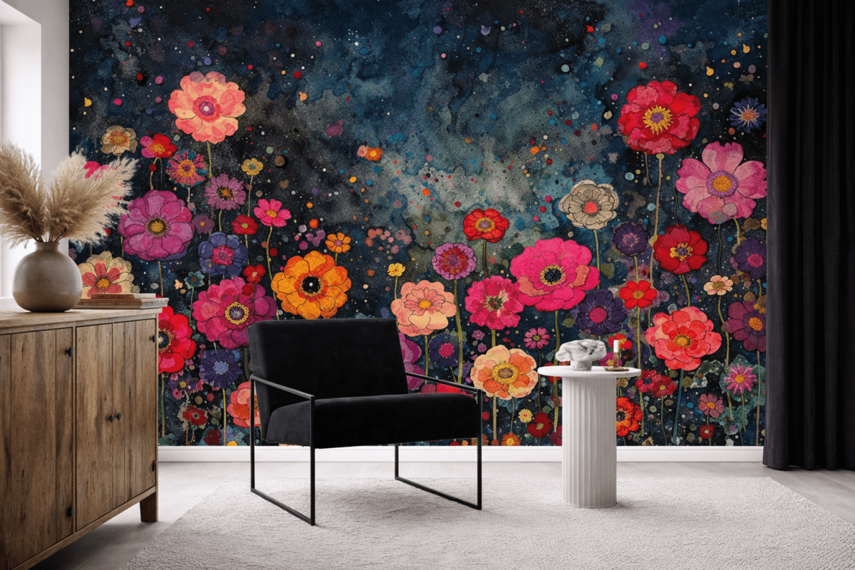 Radiant Petal Mosaic