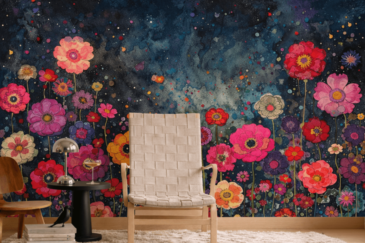 Radiant Petal Mosaic