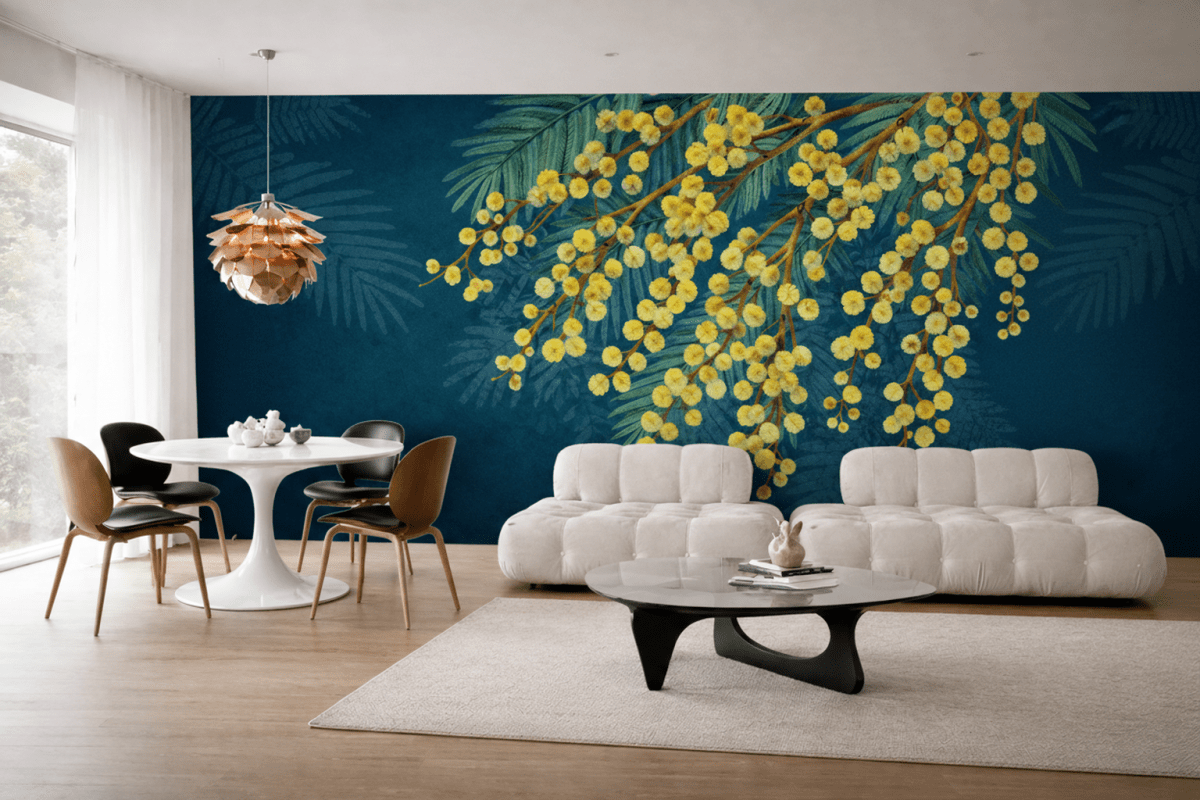 Golden Mimosa Fronds