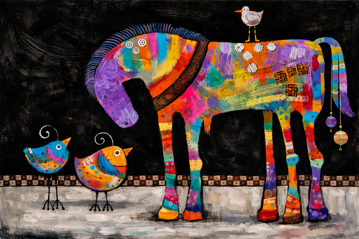 Whimsical Equestrian Dance