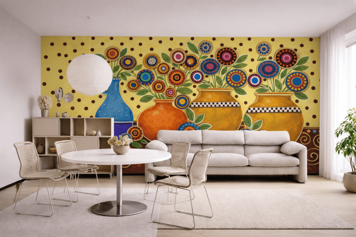 Vibrant Ceramic Flora