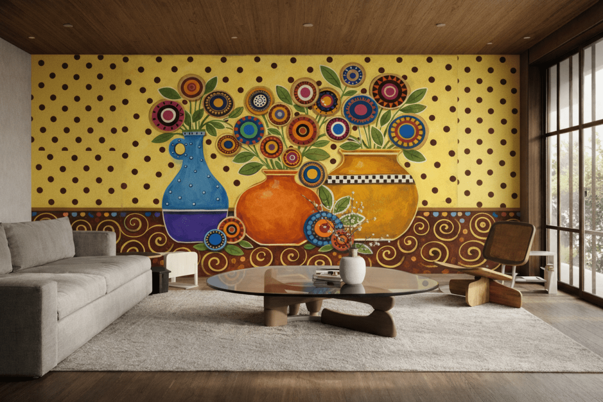 Vibrant Ceramic Flora