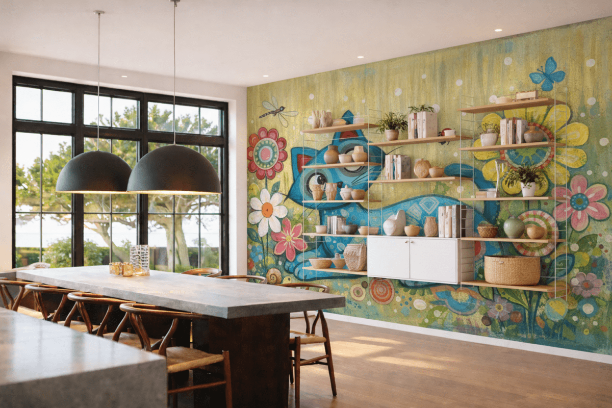 Whimsical Feline Garden