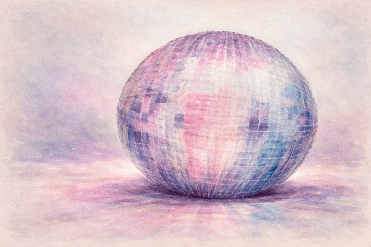 Frosted Prism Sphere