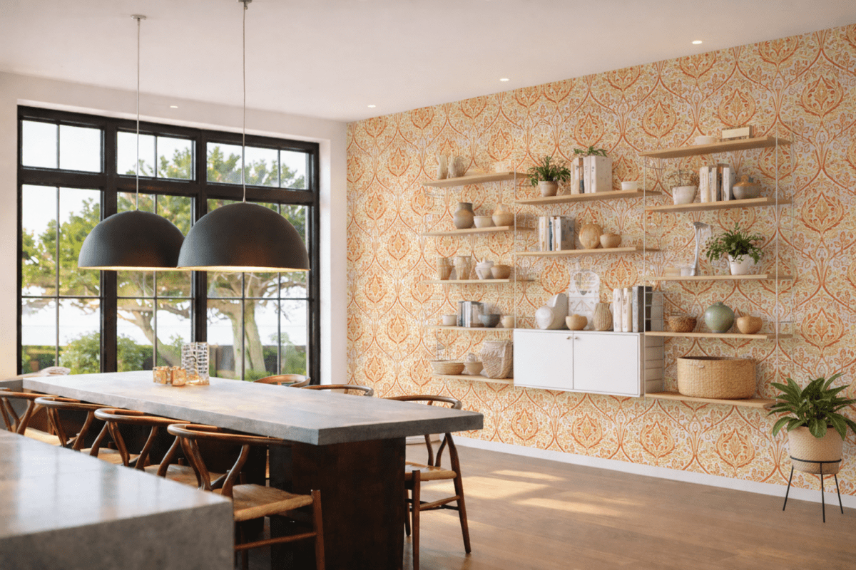 Ember Motif Tapestry