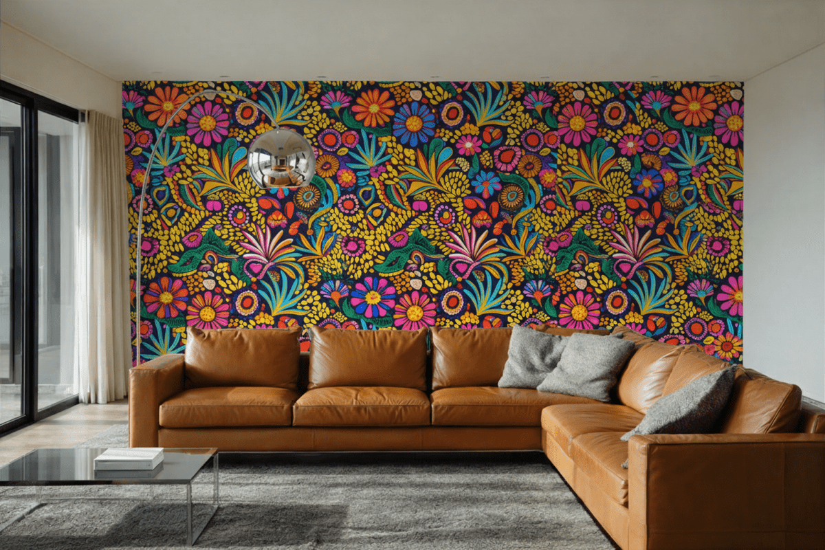 Vibrant Mosaic Flora