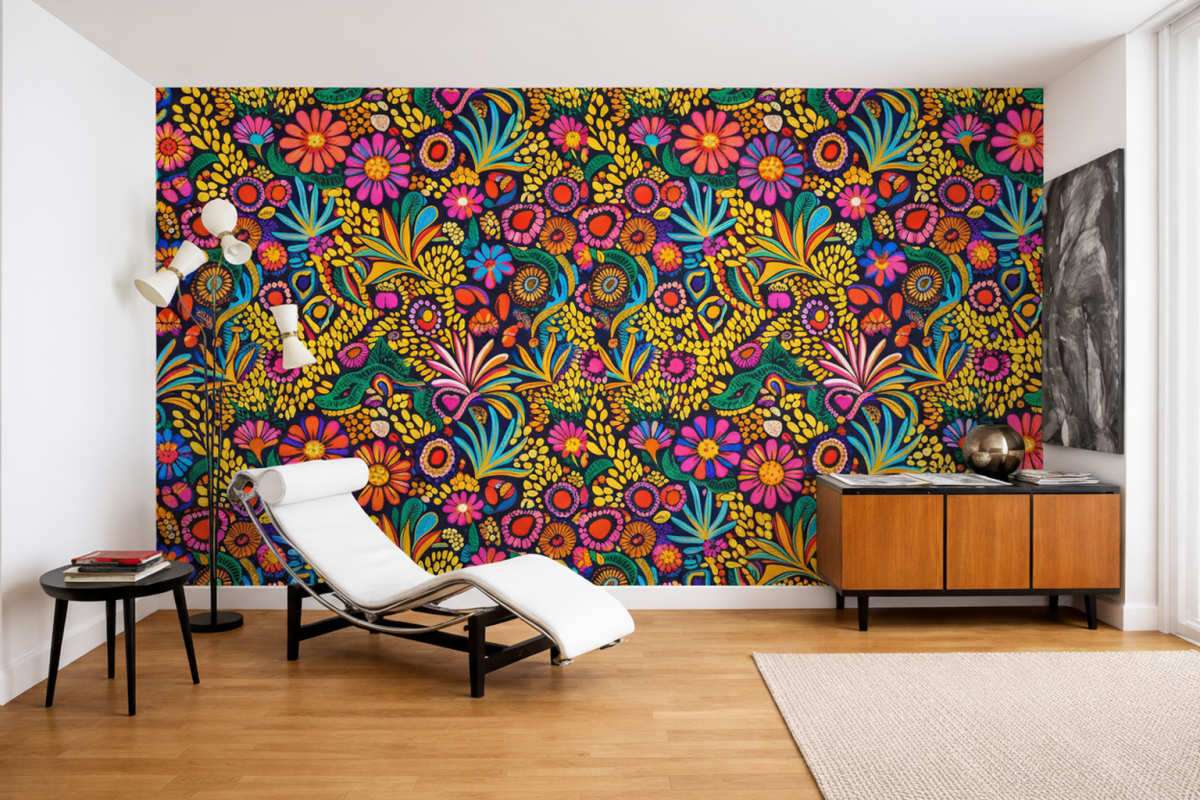 Vibrant Mosaic Flora