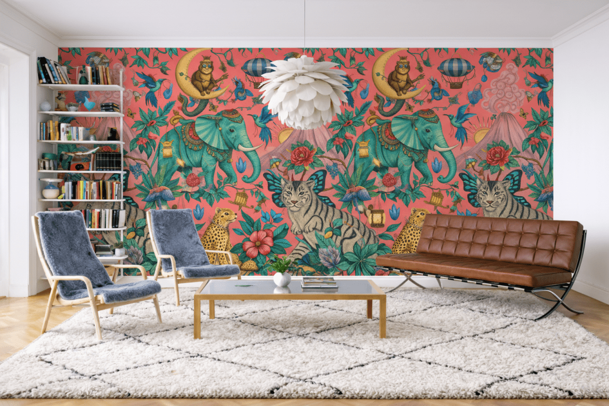 Enchanting Jungle Tapestry