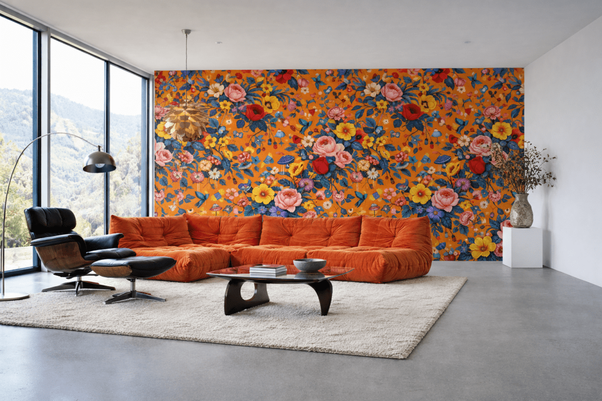 Vibrant Blossom Tapestry