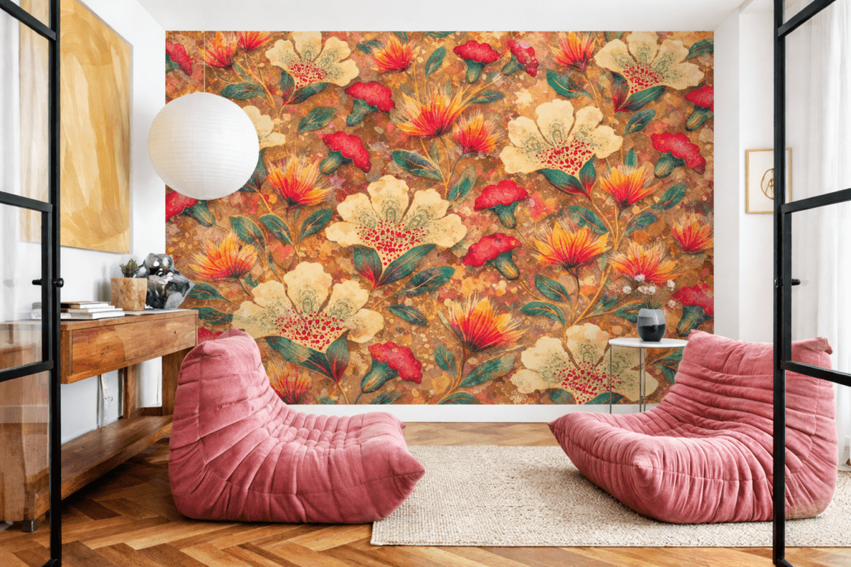 Radiant Petal Mosaic