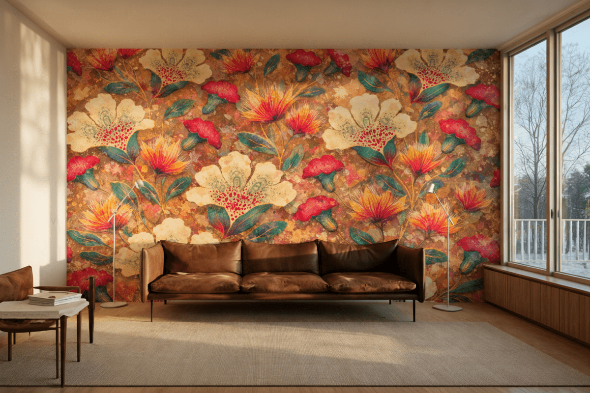 Radiant Petal Mosaic